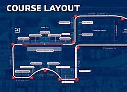 Image result for Chicago Street Race Circuit Layout