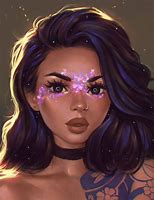 Image result for Galaxy Dress Girl Drawing