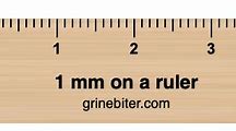 Image result for Millimeters On Ruler