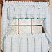 Image result for Blue and White Curtains Walmart