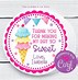 Image result for Ice Cream Thank You Sayings