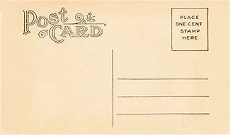 Image result for Blank Postcards