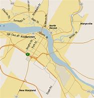 Image result for Fredericton NB Map