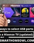 Image result for Smart TV Hisense with USB Port