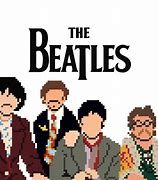 Image result for The Beatles Photos Pixelated
