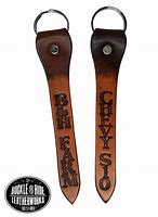 Image result for Personalized Anniversary Leather Key Chain