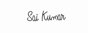 Image result for Sai Kumar Name Logo