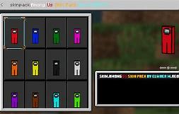 Image result for Among Us Skins Minecraft PE