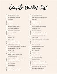 Image result for Relationship Bucket List Ideas