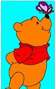 Image result for Winnie the Pooh with Butterfly 480X360