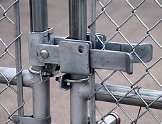 Image result for Lock for Chain Link Fence