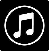 Image result for iTunes Icon Black and White