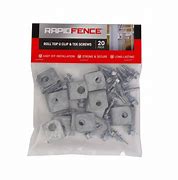 Image result for Screw in Wire Fence Clips