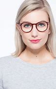 Image result for Round Red Frame Eyeglasses