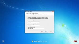 Image result for Password Reset Wizard Windows 7