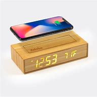 Image result for Bamboo Clock and iPhone Charger