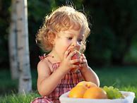 Image result for Baby Eating Apple