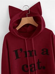 Image result for Cat Ear Hoodie
