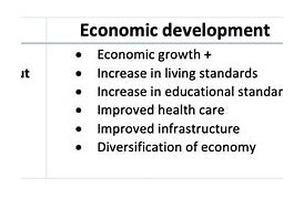 Image result for Difference Between Economic Growth and Development