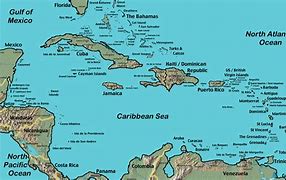 Image result for West Indies Location Map