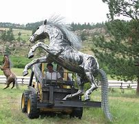 Image result for Moving Horse Sculpture