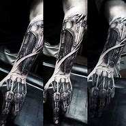 Image result for Cyborg Arm Tattoo Designs