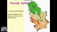 Image result for Karta Reljefa Srbije