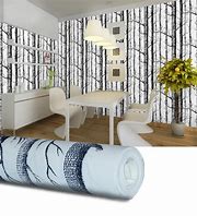Image result for Black and White Birch Tree Wallpaper