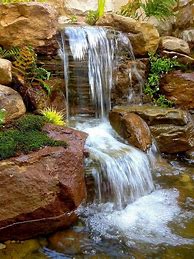 Image result for Back Yard Waterfalls Ideas