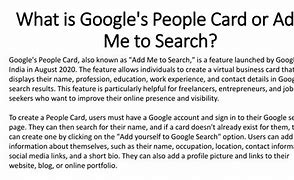 Image result for Google People Search