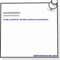 Image result for encomioso