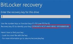 Image result for BitLocker Recovery Key ID Lookup