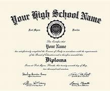 Image result for Diploma Copy Roy J Wasson High School