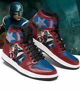 Image result for Air Jordan 34 Captain America Shoe