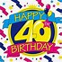 Image result for Happy 40th Birthday ClipArt
