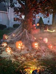 Image result for Unusual Outdoor Halloween Decorations