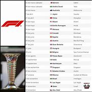 Image result for Calendario F1