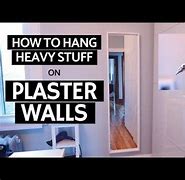 Image result for Hanging Mirror On Plaster Wall