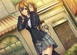 Image result for Anime School Girl 1080X1080