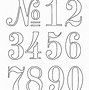 Image result for Printable Numbers to Cut Out