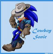 Image result for Sonic Wearing Cowboy Hat