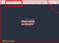 Image result for Chatgpt Blank White Screen