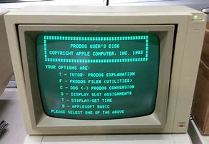 Image result for Apple 2E Green screen