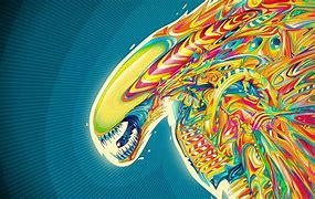 Image result for Alien Wallpaper for PC Trippy