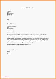 Image result for Resignation Letter Template