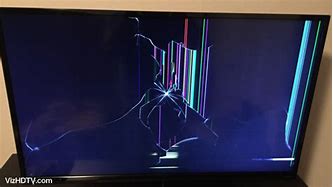 Image result for Broken Black TV Screen