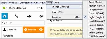 Image result for Skype Language Change