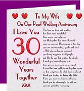 Image result for 30 Wedding Anniversary Wishes