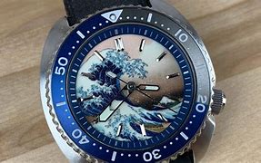 Image result for Seiko Mod Great Wave