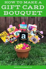 Image result for Gift Card Bouquet